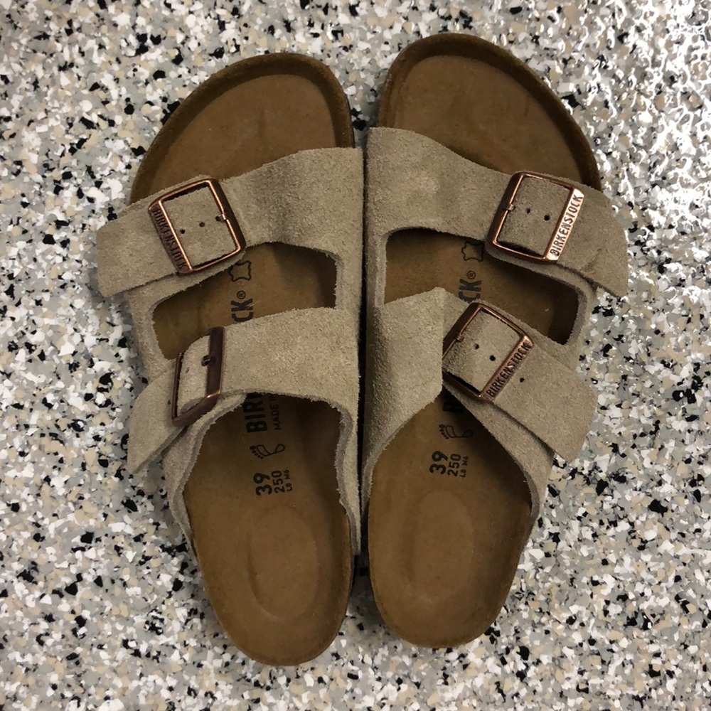 Arizona Soft Footbed Suede Leather Birkenstock’s